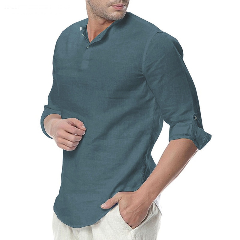 Simple Basic Long Sleeve Shirt