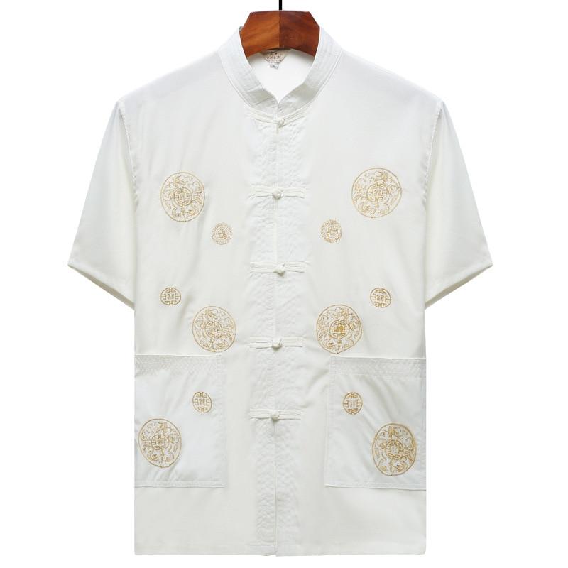 Traditional Mandarin Collar Shirt