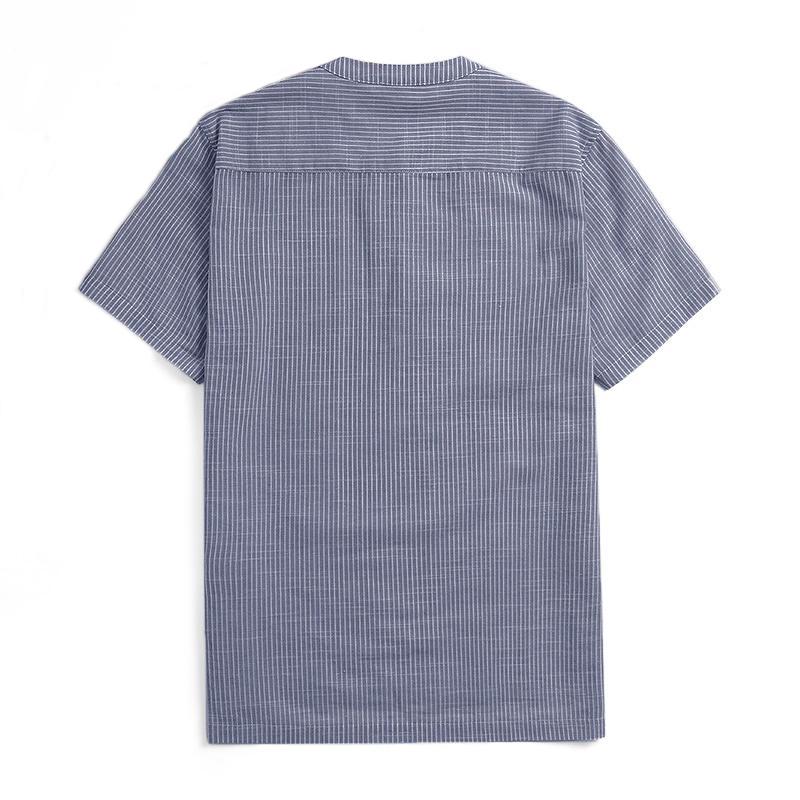 Striped Linen-Blend Shirt