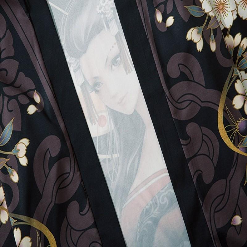 Flower Printed Loose Kimono