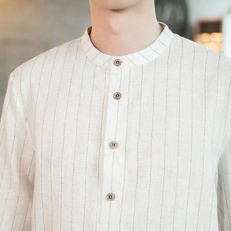 3/4 Sleeve Linen Shirt