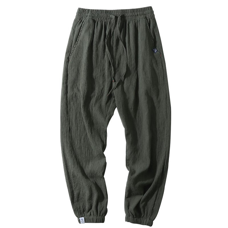 Solid Color Baggy Pants