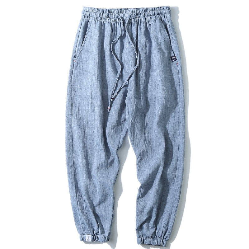 Solid Color Baggy Pants