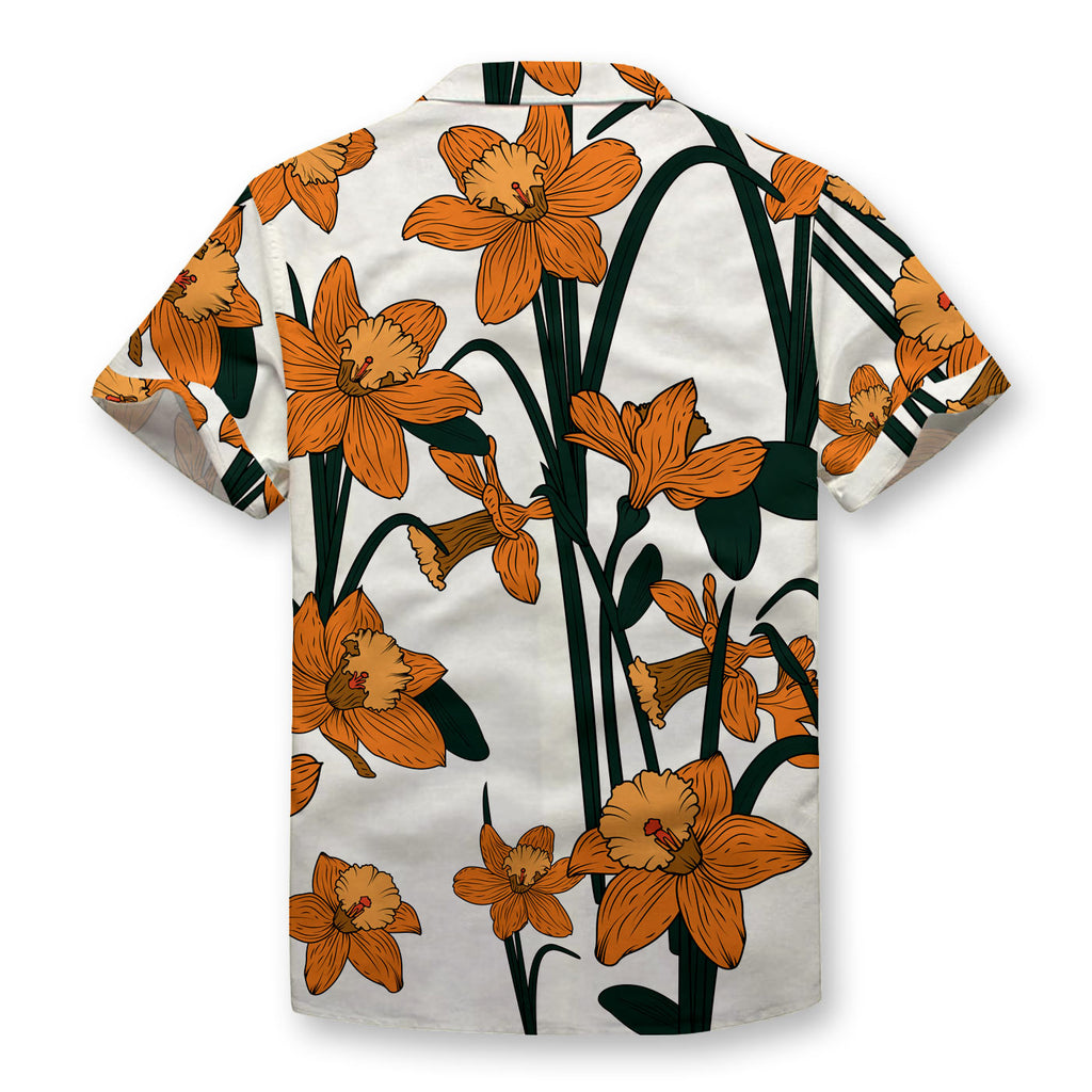 Yellow Daffodil Button Shirt
