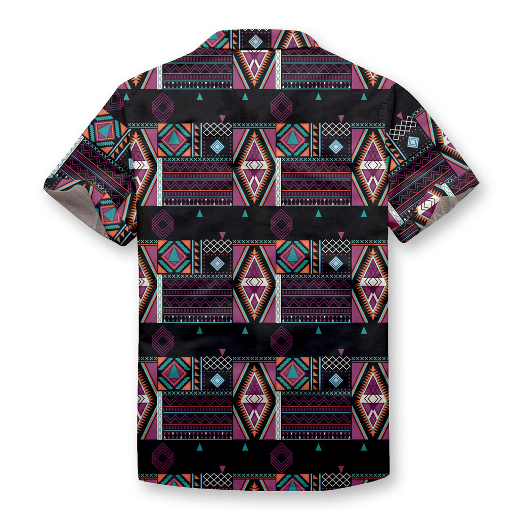 Aztec Pattern Button Shirt