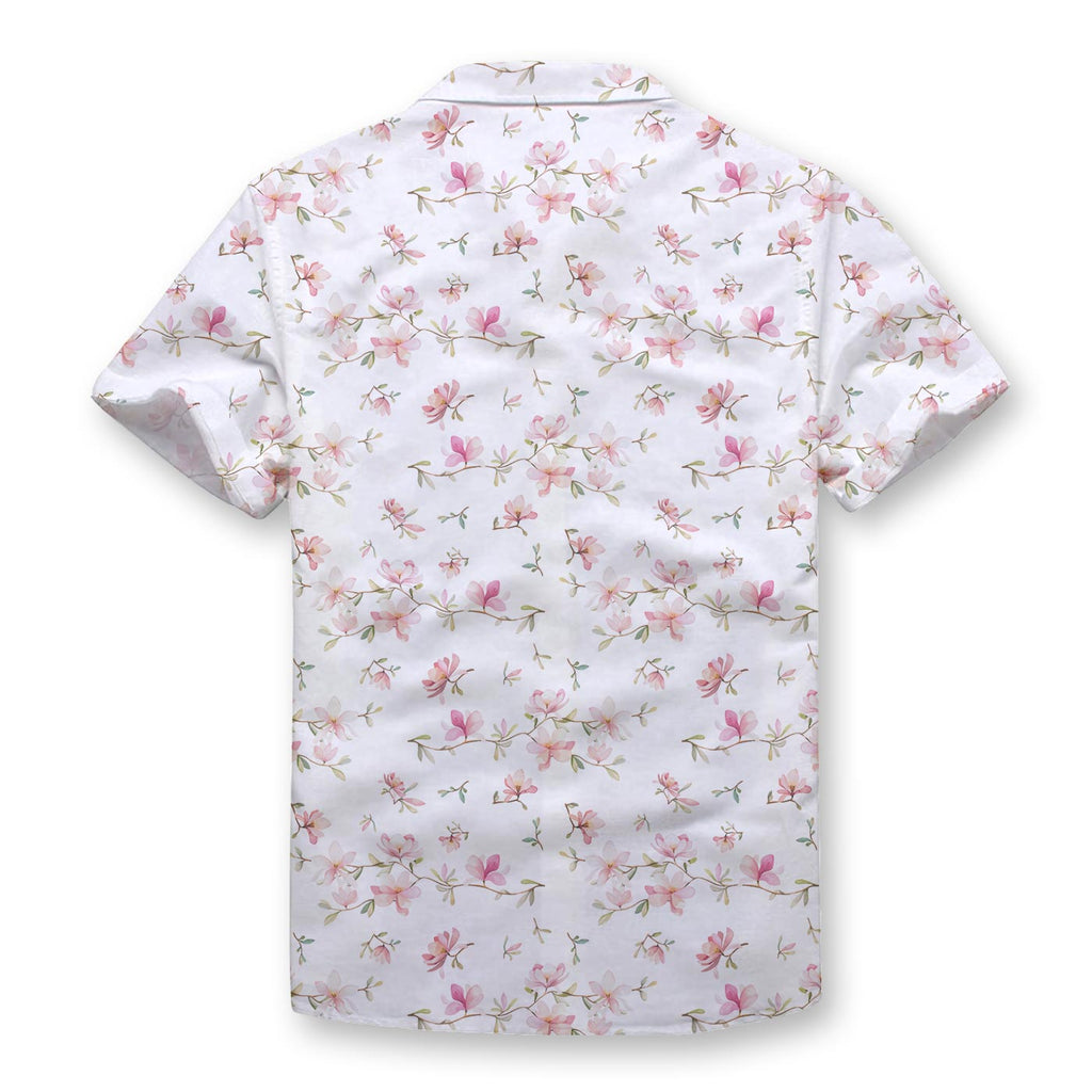 Pink Floral Button Shirt