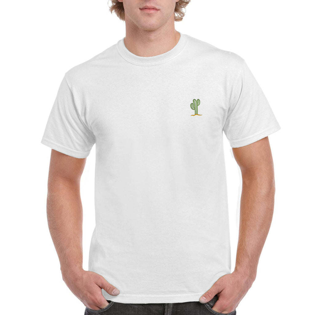 Cactus Embroidered T-Shirt