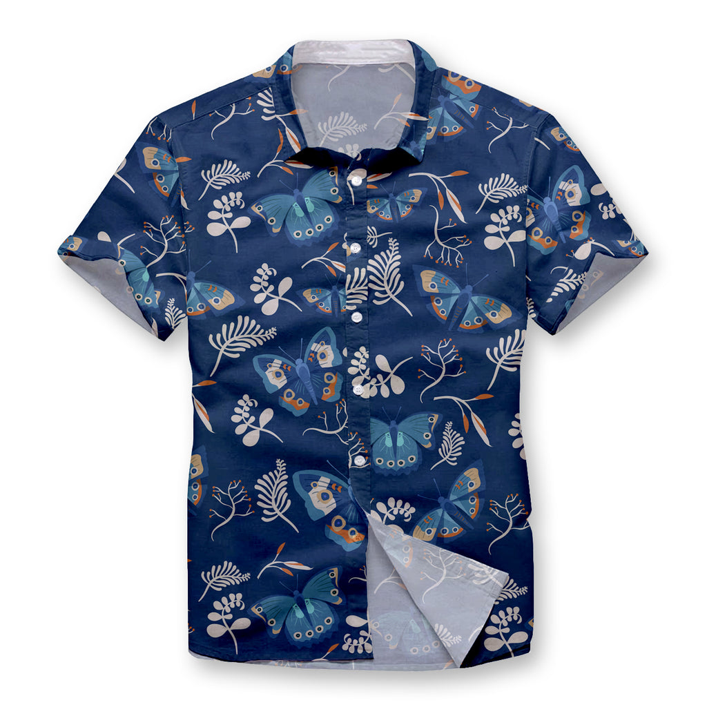 Butterflies Button Shirt