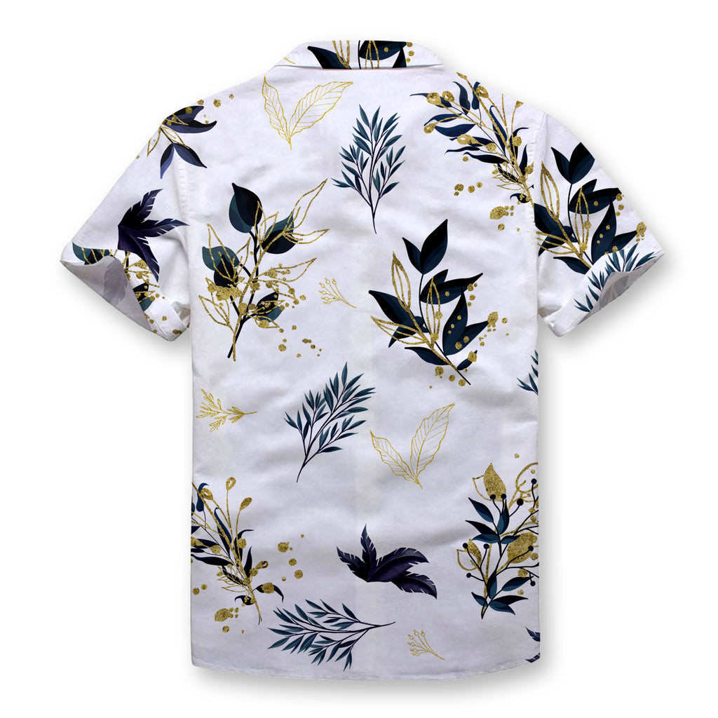 Golden Leaves Button Shirt