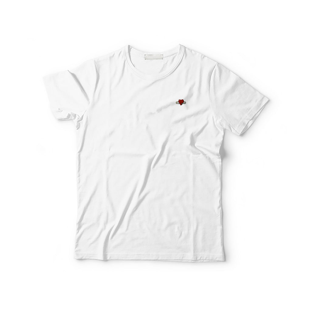Heart Embroidered T-Shirt