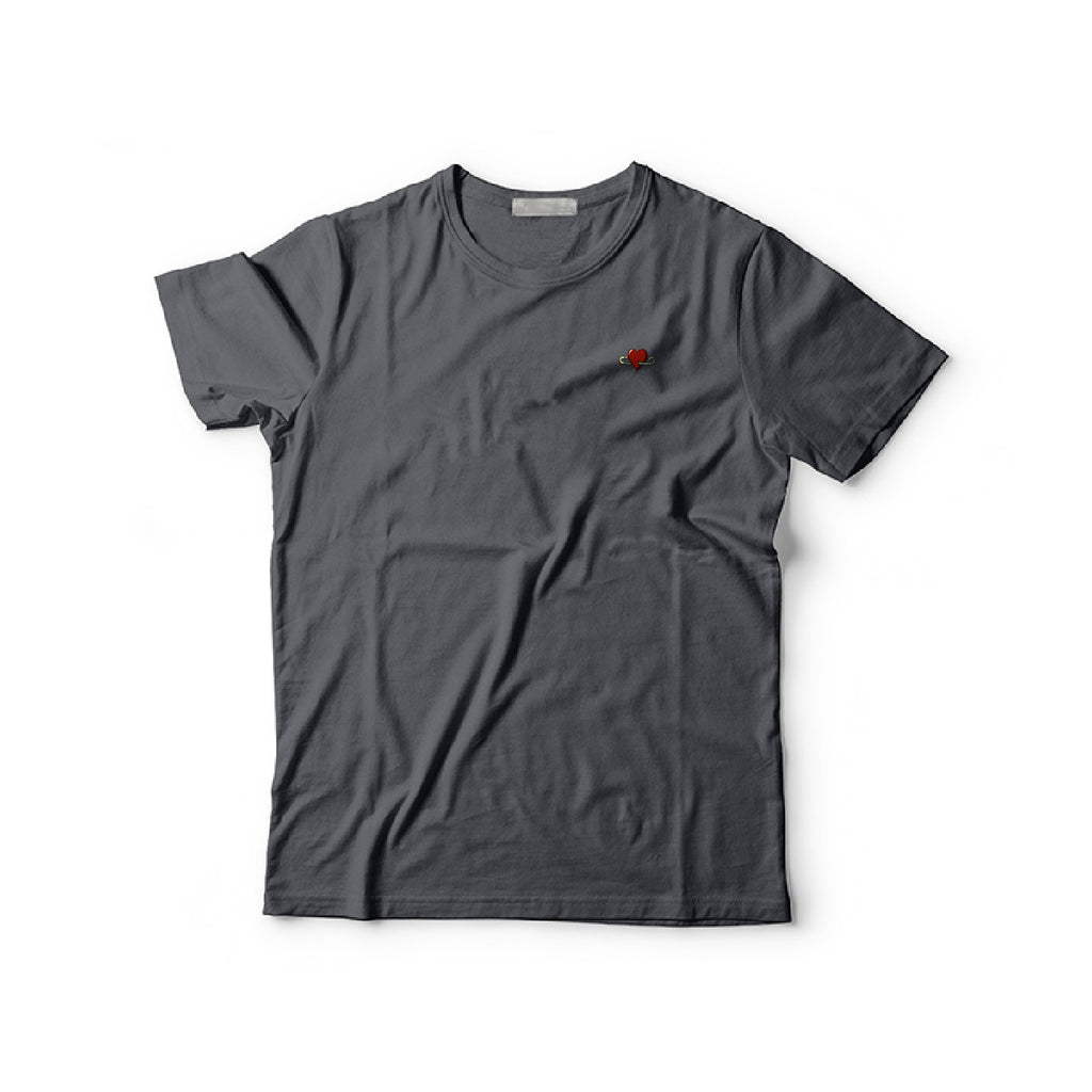 Heart Embroidered T-Shirt