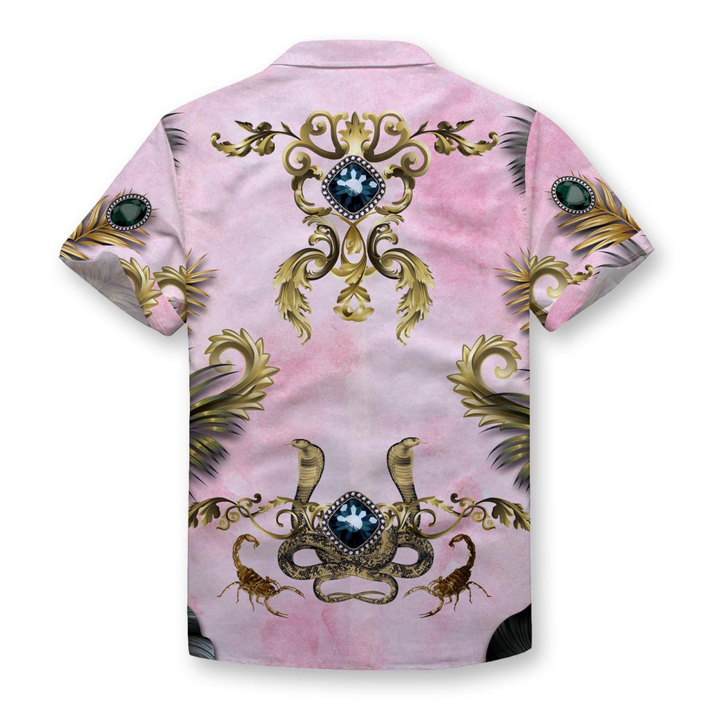 Pink Gloom Button Shirt