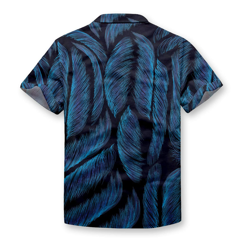 Blue Fur Button Shirt