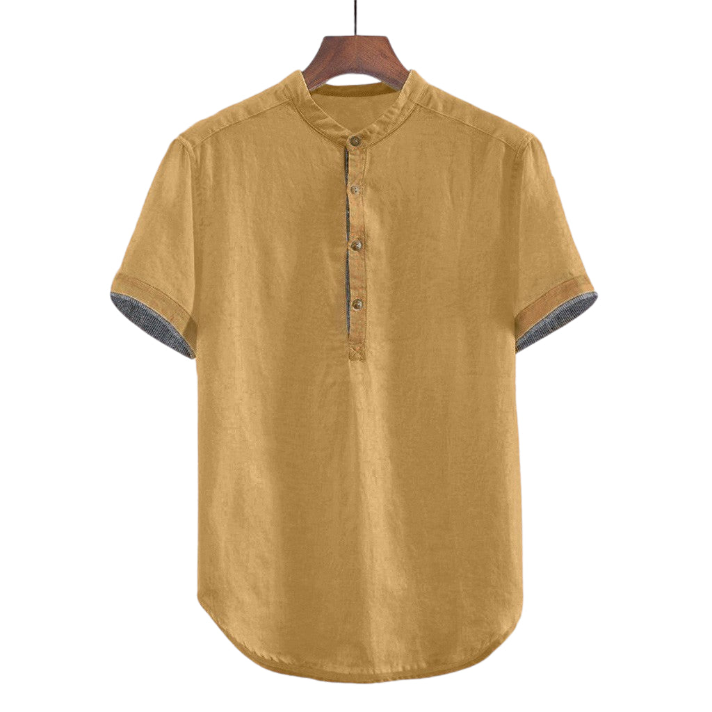 Casual Linen Blend Shirt