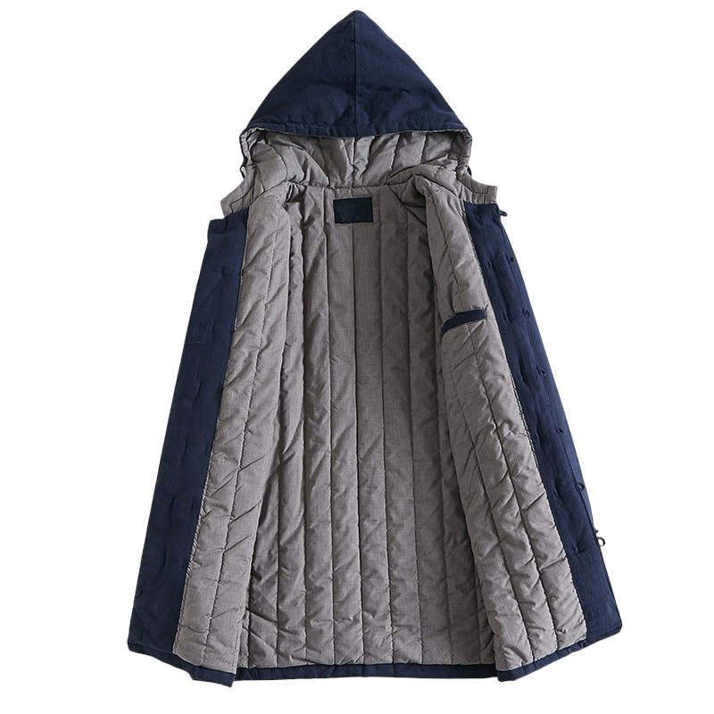 Retro Hooded Coat