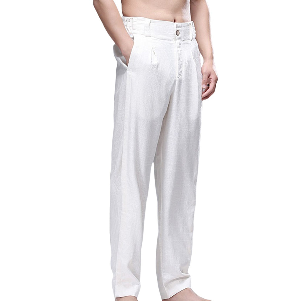 Light Linen Blend Pants