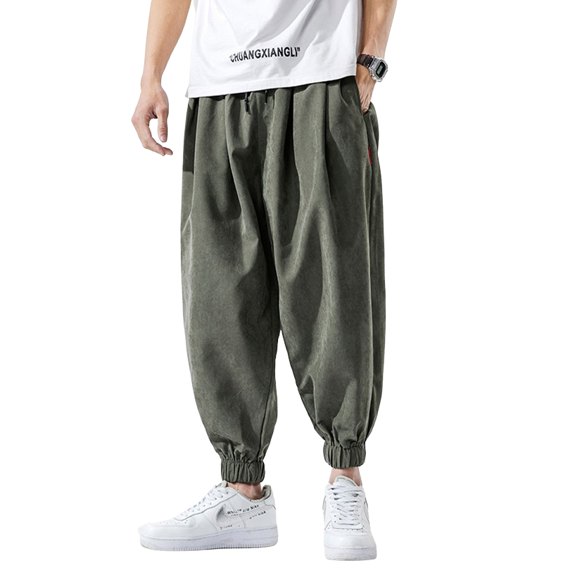 Cropped Harem Pants
