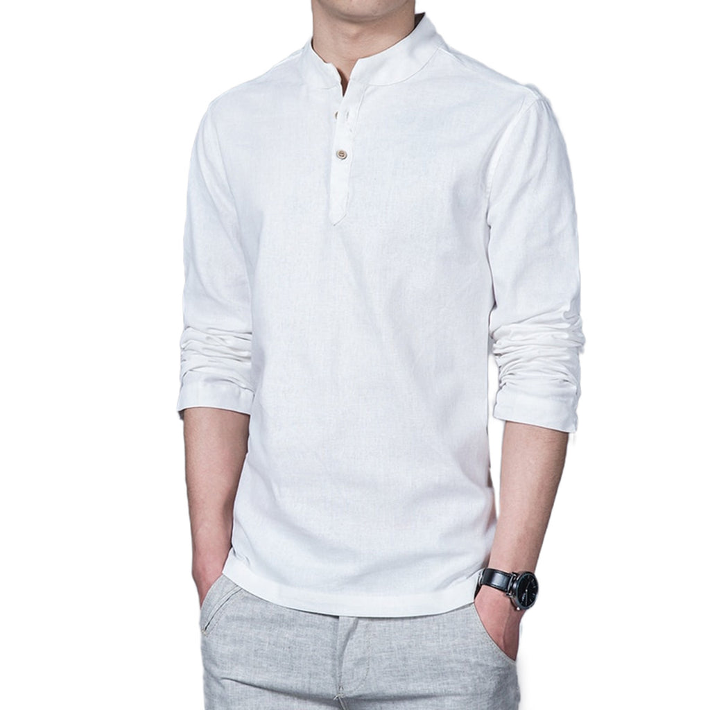 Slim Base Mandarin Shirt