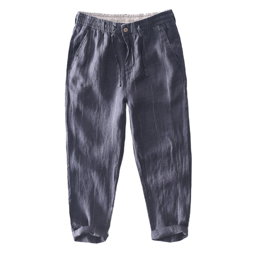Retro Linen Blend Pants