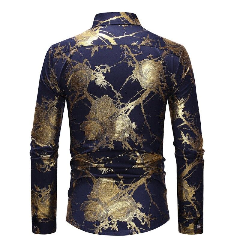 Rose Printed Long Sleeve Shirt