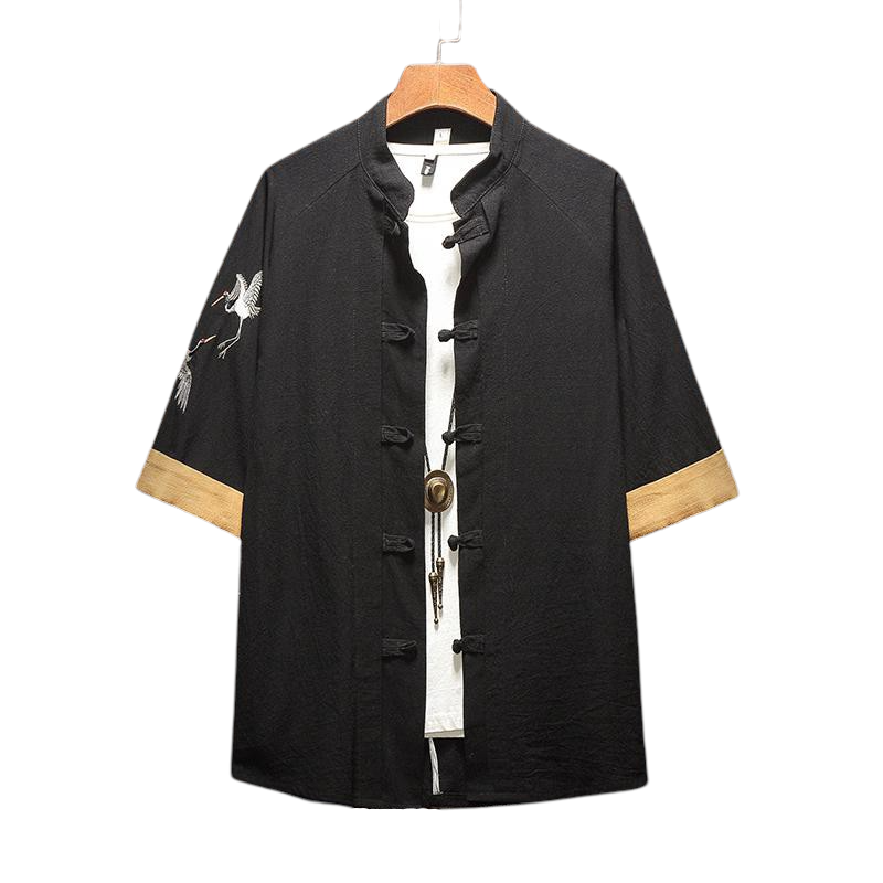 Short-Sleeve Cotton Shirt