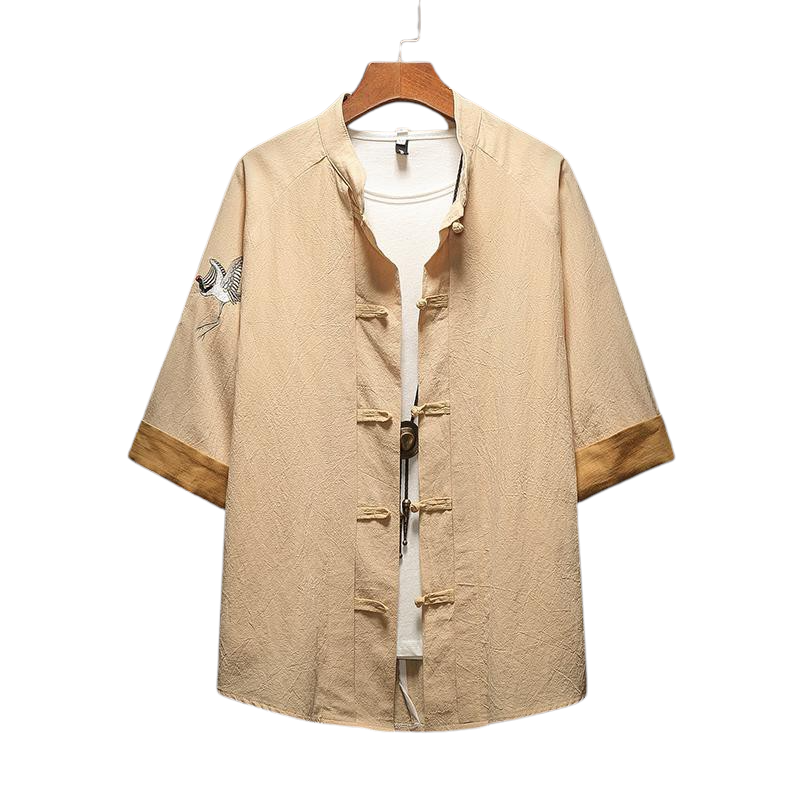 Short-Sleeve Cotton Shirt