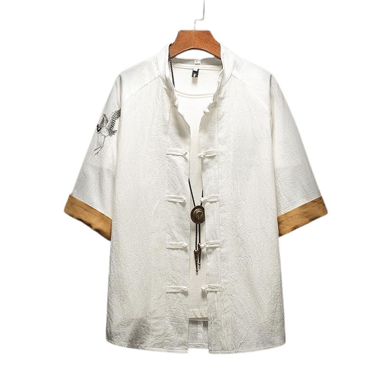 Short-Sleeve Cotton Shirt