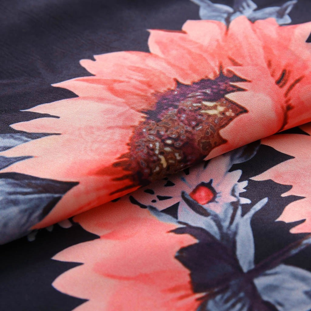 Floral Long Sleeve Button-Down Shirt