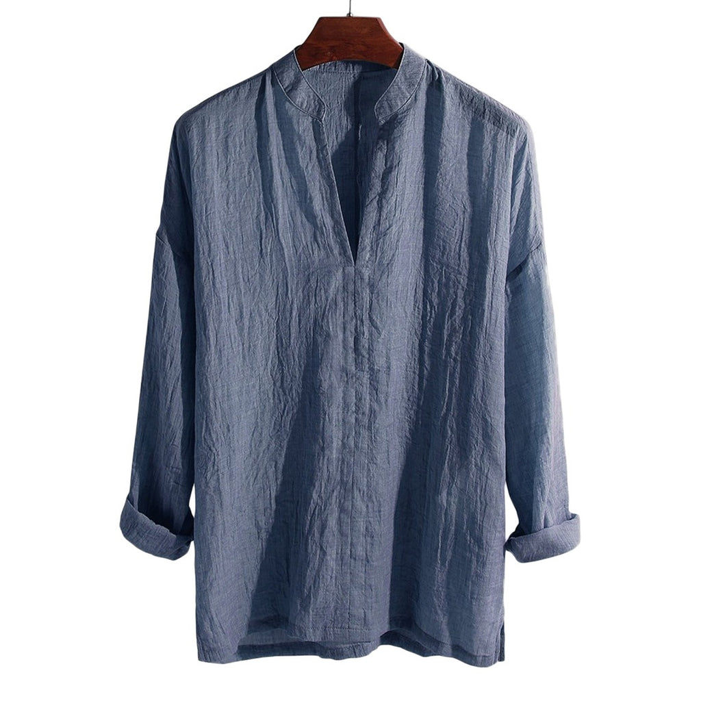 Breathable Loose Linen Blend Shirt
