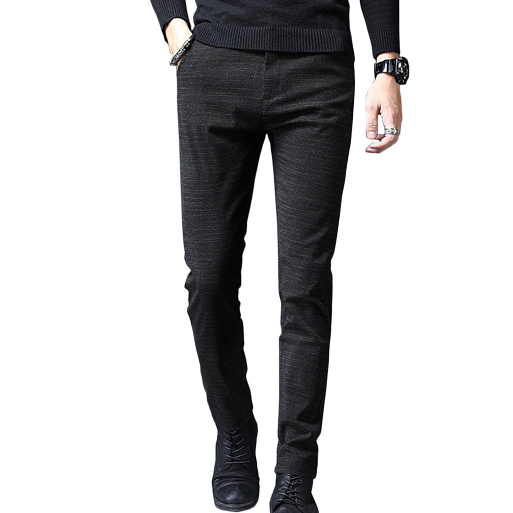 Elastic Striped Pants