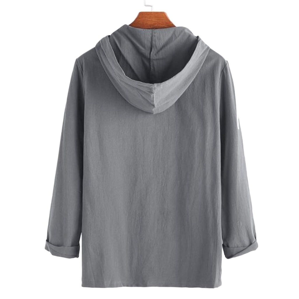 Long Sleeve Hooded Shirt