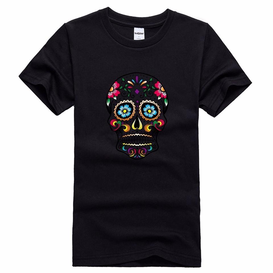Floral Skull T-Shirt