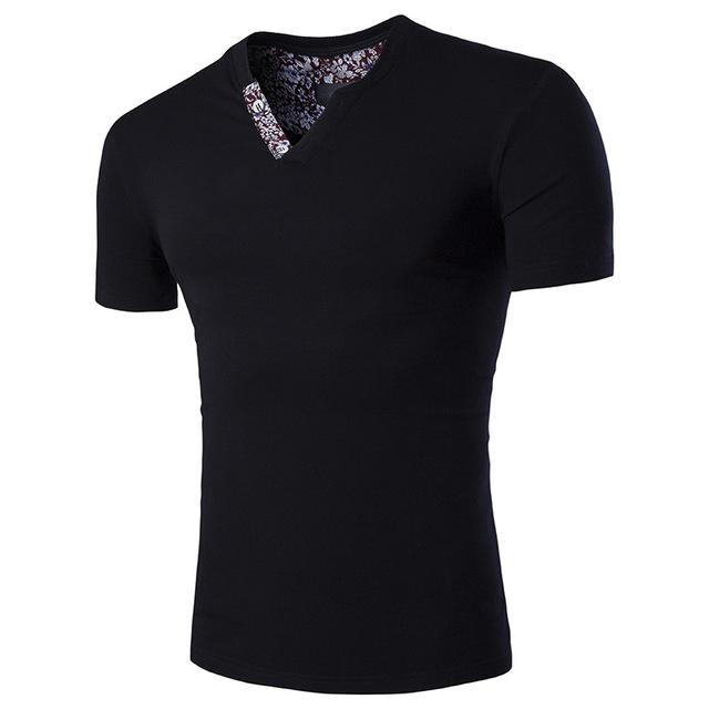 Floral V neck T-Shirt