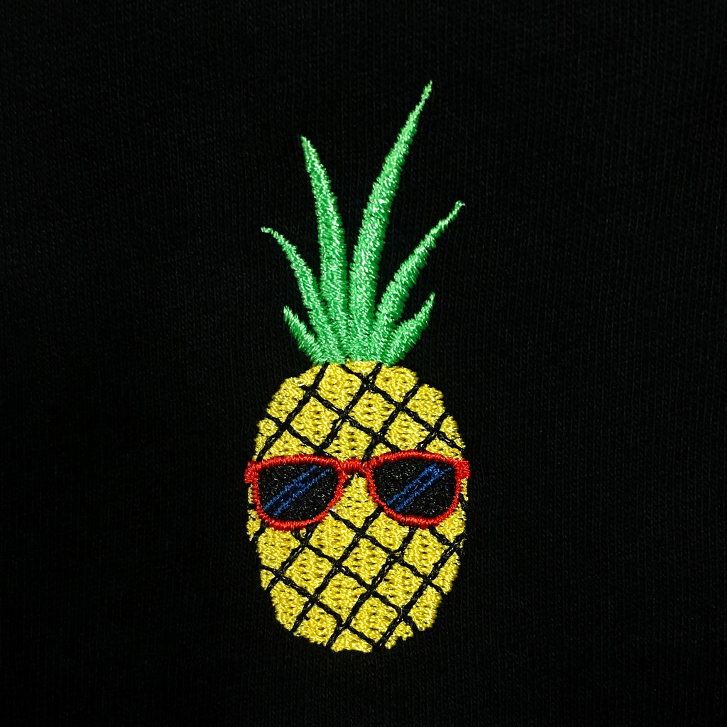 Pineapple Embroidered T-Shirt