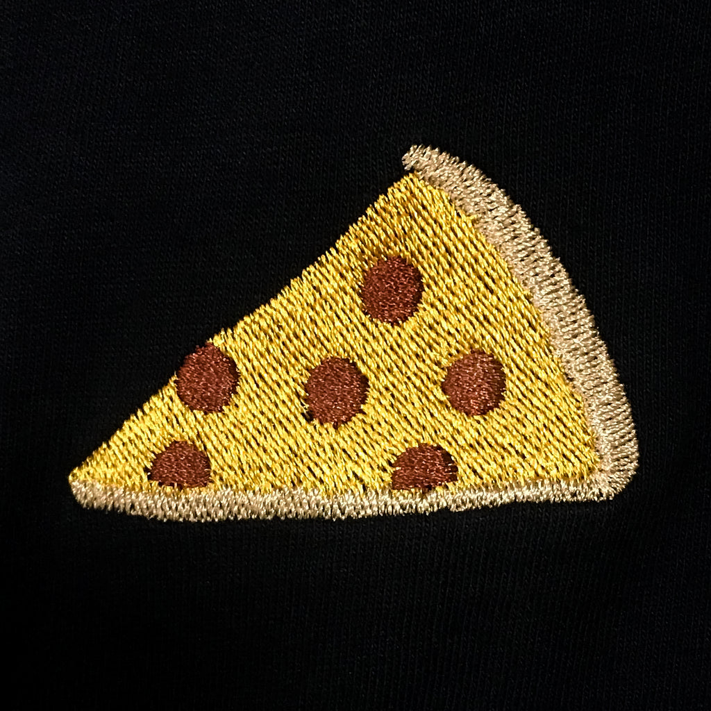 Pizza Embroidered T-Shirt